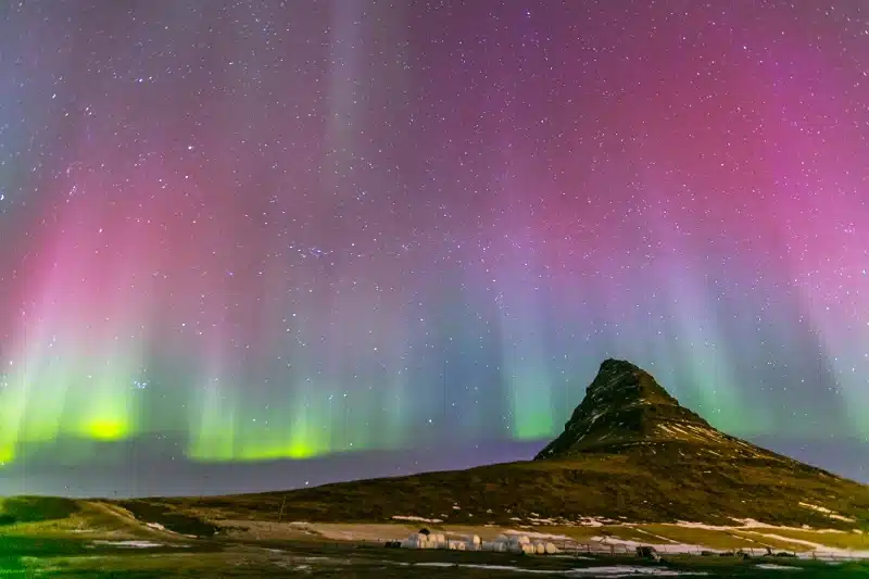 ver auroras boreales islandia