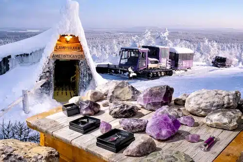Minerales y paisaje en Laplandia