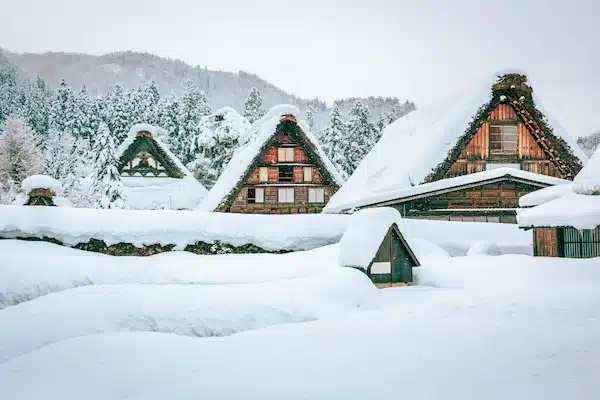 Shirakawa go en invierno