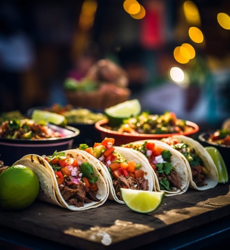 delicioso-arreglo-de-tacos-tradicionales